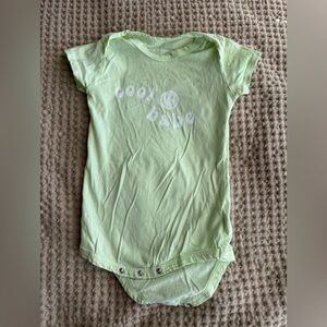 Karrie Locher Soft Lime 'Cool Babe' Onesie